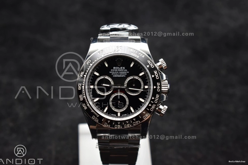 Steel 126500 Dial VSF Daytona Classic 780 Best Black 1:1 Bracelet Edition DD 904L SS on 0511